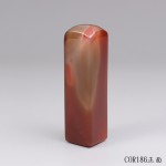 天然礦石紅玉髓-方章-COR186 